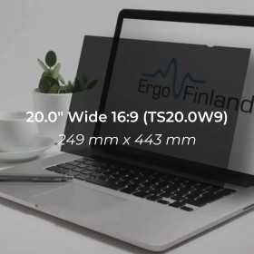 Tietoturvasuoja 20.0" Wide 16:9