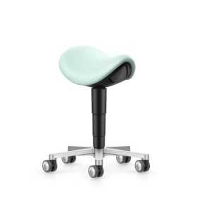 Stool laboratorio/medical satulatuoli, mintun vihreä keinonahka