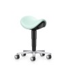 Stool laboratorio/medical satulatuoli, mintun vihreä keinonahka