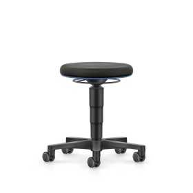 Stool työjakkara, musta kangas