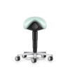 Stool laboratorio/medical satulatuoli - jalkasäätimellä, mintun vihreä keinonahka