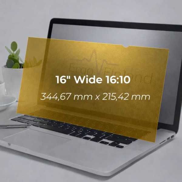 Tietoturvasuoja 16" Wide 16:10 - GOLD