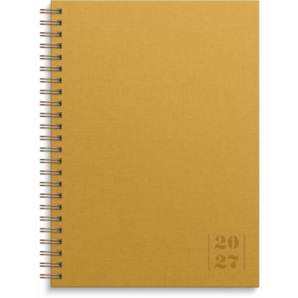 Weekly Textile sinapinkeltainen 2027 