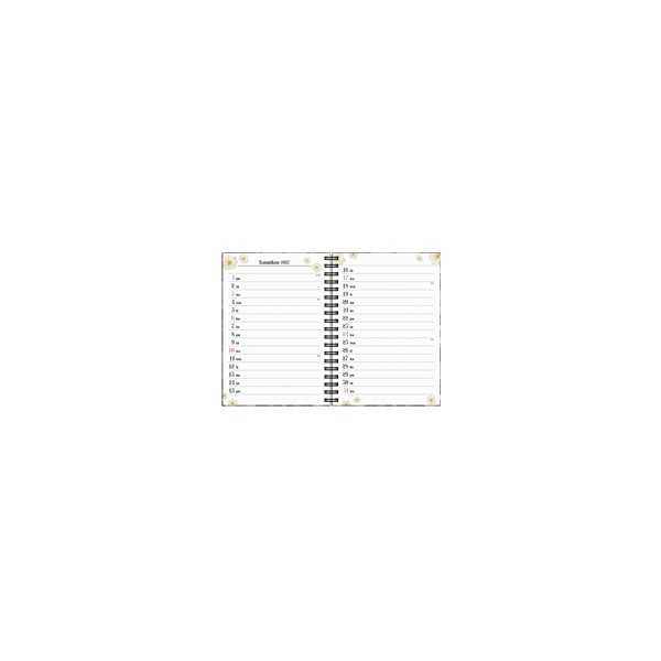 Life Planner Floral A6 2027 