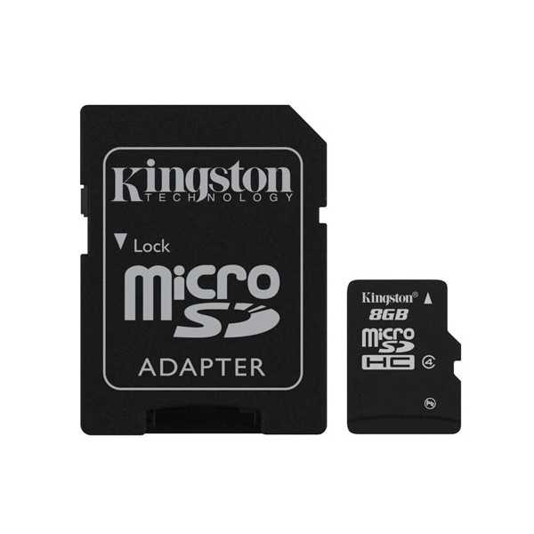 Kingston MicroSD HCC 8GB Class 4 muistikortti