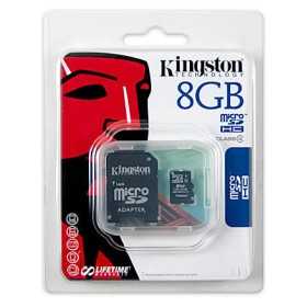 Kingston MicroSD HCC 8GB Class 4 muistikortti