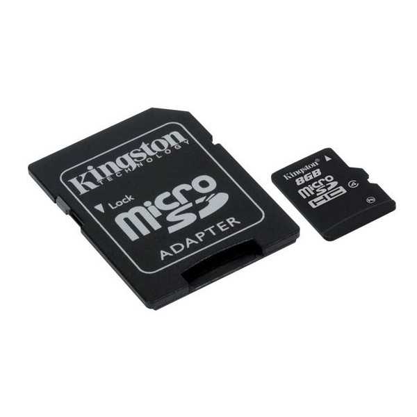 Kingston MicroSD HCC 8GB Class 4 muistikortti