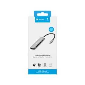 Sandberg USB-C HDMI+USB -minitelakka