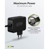 USB-C-laturi kannettaville tietokoneille (65 W) musta