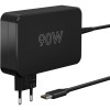 USB-C-laturi kannettaville tietokoneille (90 W) musta