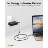 USB-C-laturi kannettaville tietokoneille (90 W) musta