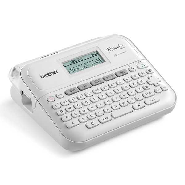 Brother PT-D410 etikettitulostin Lämpösiirto 180 x 180 DPI 20 mm/s Langallinen TZe QWERTY