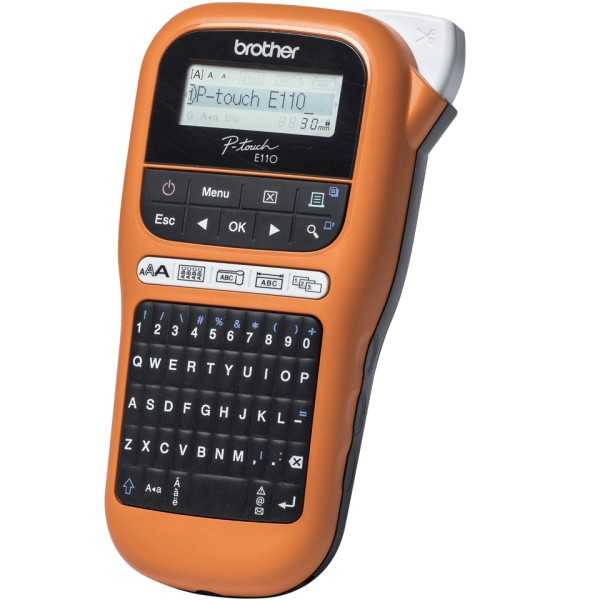 Brother PTE110VPYP1 etikettitulostin 180 x 180 DPI 20 mm/s TZe QWERTY