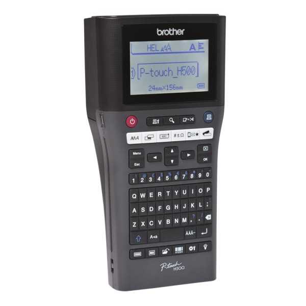 Brother PT-H500 etikettitulostin 180 x 180 DPI 30 mm/s Langallinen TZe QWERTY