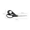 Yleissakset Fiskars FF ReNew 21cm musta 