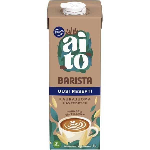 Kaurajuoma Fazer Aito Barista 1L 