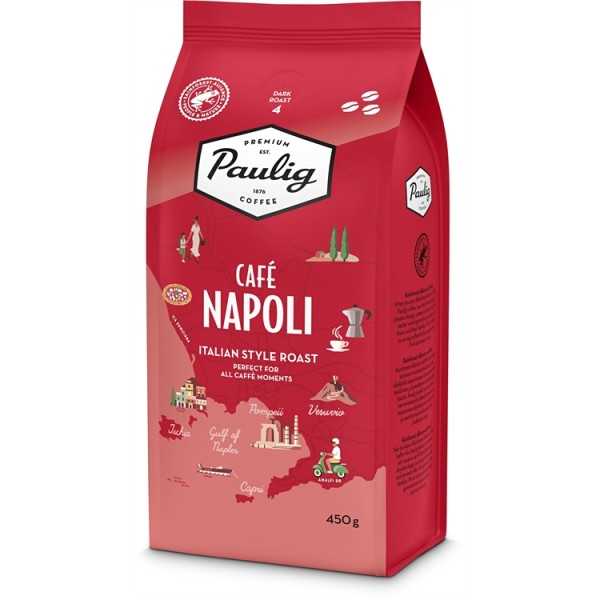 Kahvi Paulig Napoli 450 g papu RFA 
