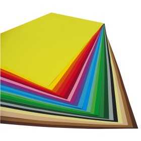 ASKART.KART 46X64CM 220G MUSTA /25 