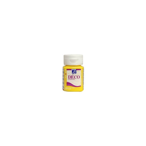DECO ASKARTELUVÄRI MATTA 50ML KELTAINEN 