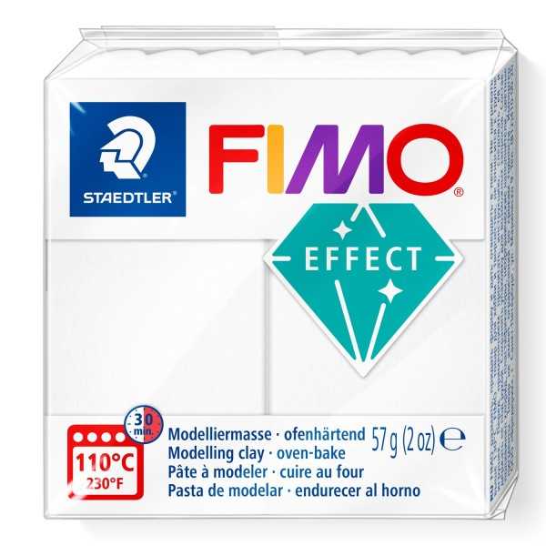 Fimo ef. white translucent 