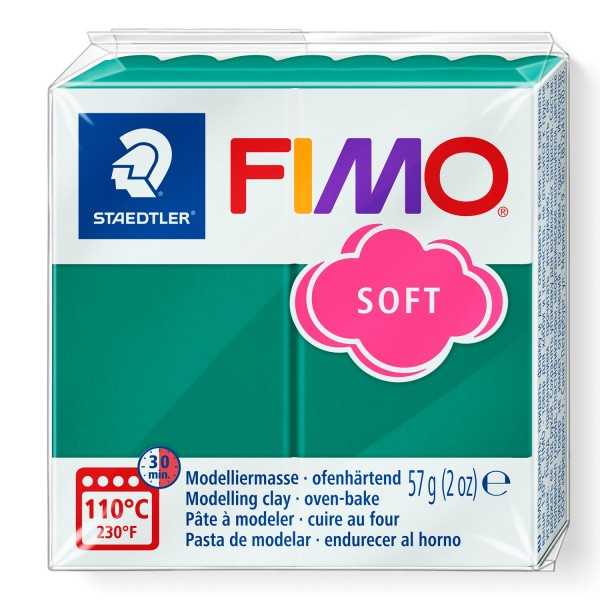 Fimo Soft perusväri 56 emerald 