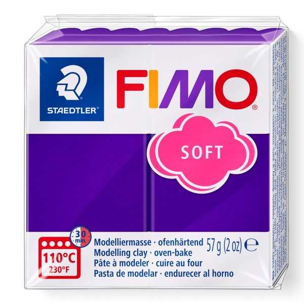 Fimo Soft perusväri 63 plum 