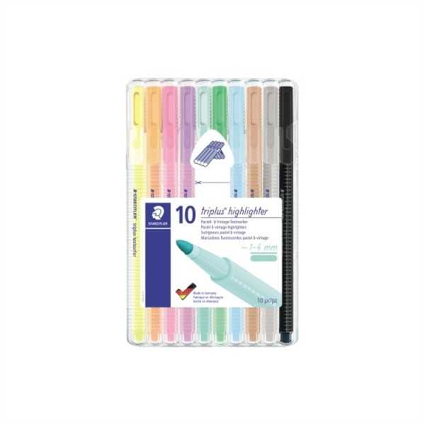 Korostuskynä 10 kpl Staedler triplus tex