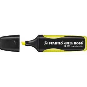 Korostuskynä StabiloGreenBOSS keltainen 