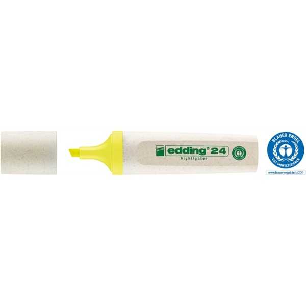 Korostuskynä Edding 24 Ecoline kelt 