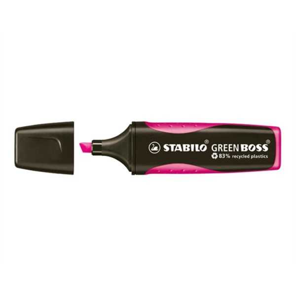 Korostuskynä StabiloGreenBOSS pinkki 