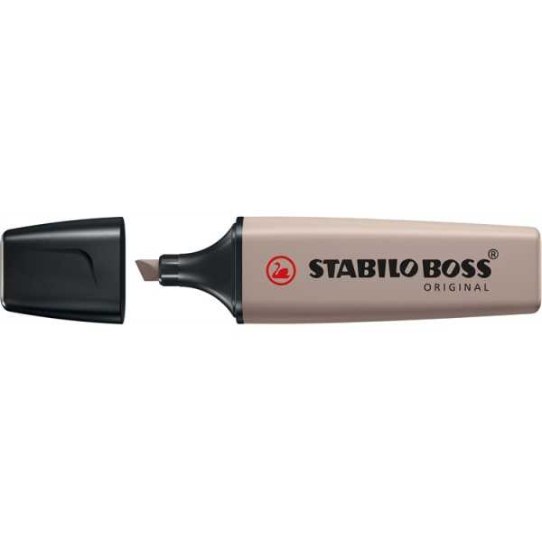 Korostuskynä STABILOBOSS lämmin harmaa 