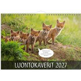 Luontokaverit 2027 seinäkalenteri
