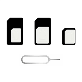 Wave SIM-adapterisarja ja sim-kortin poistotyökalu
