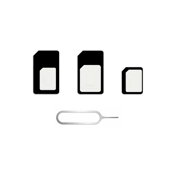 Wave SIM-adapterisarja ja sim-kortin poistotyökalu