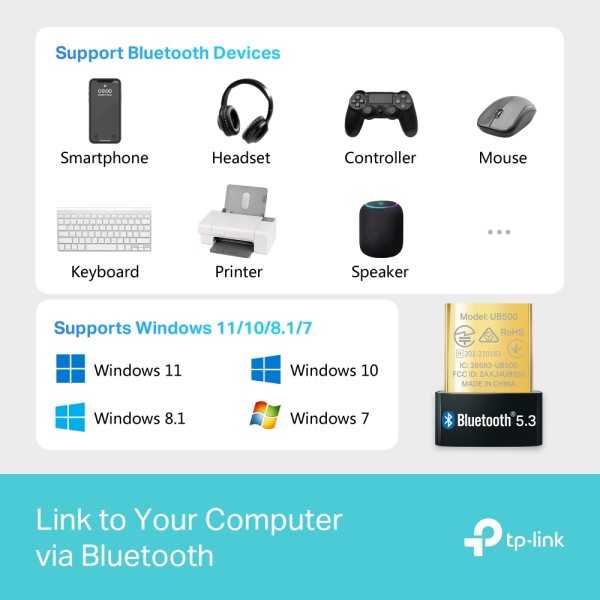 TP-Link Bluetooth 5.3 usb sovitin