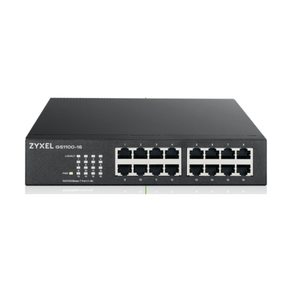 Zyxel GS1100-16 V3 16-porttinen Gigabit-kytkin