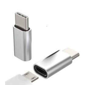 MicroUSB naaras- USB-C uros -adapteri