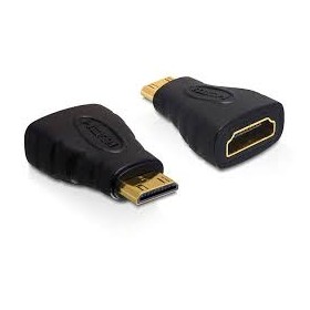 HDMI sovitin Mini HDMI uros - HDMI naaras