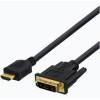 Deltaco HDMI - DVI-D- kaapeli 3 metriä, musta