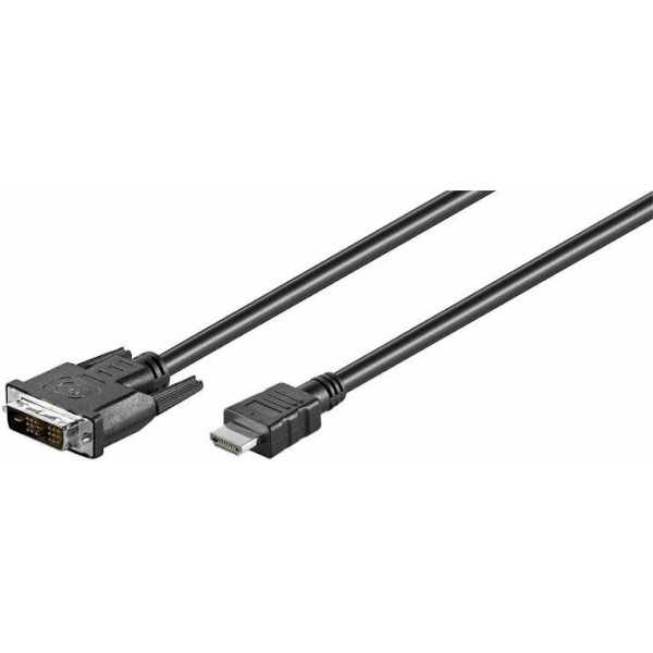 GB HDMI - DVI-D- kaapeli 3 metriä, musta