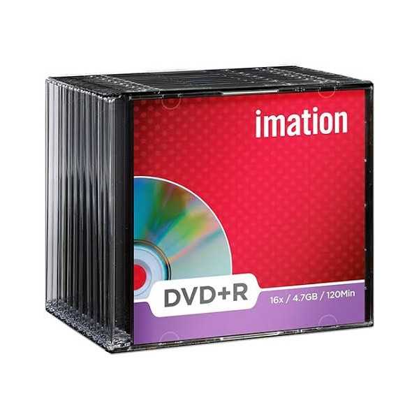 Tietolevy Imation DVD-R 4,7GB 16x, Slimline, 10 k