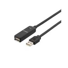 Deltaco USB 2.0 jatkokaapeli, aktiivinen, 10 m