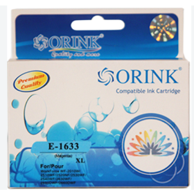 Magenta ORINK 16XL -mustekasetti Epson WorkForce -tulostimiin.