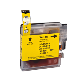 ORINK Brother LC1100HYY Yellow mustekasetti