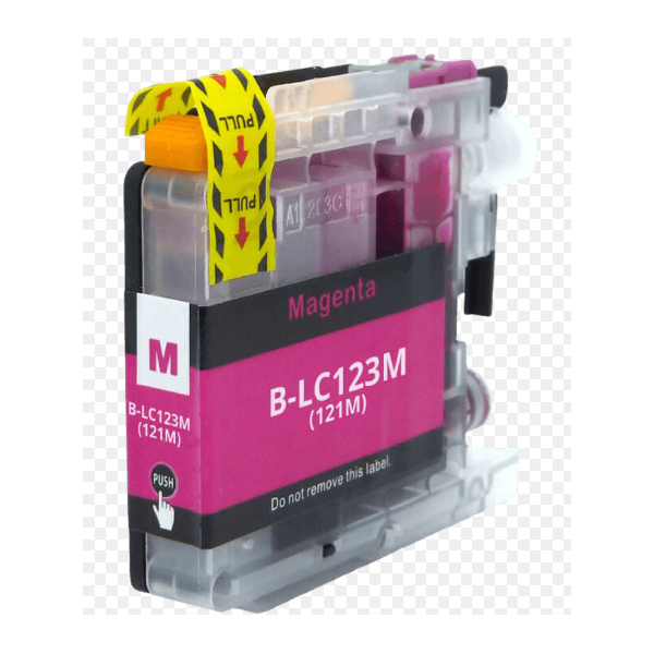 Brother LC123M yhteensopiva Magenta mustekasetti