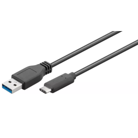 USB 3.1 type C - USB 3.0 A uros kaapeli, 50 cm