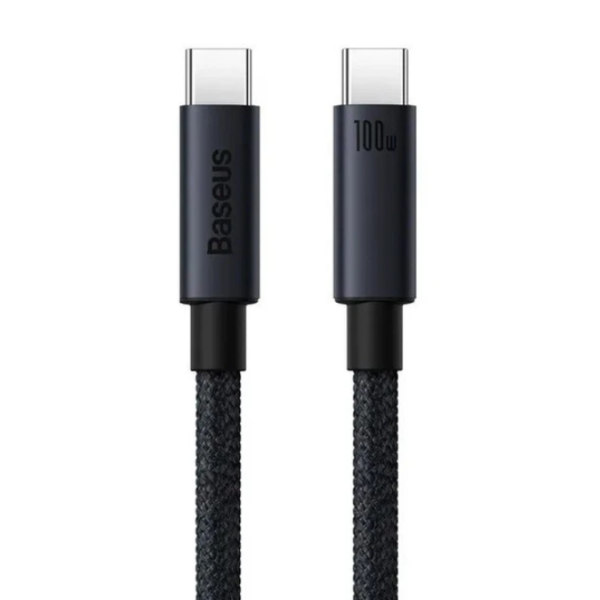 Baseus USB Type-C - USB Type-C -kaapeli 100 W, 1 m