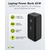 Kannettavan tietokoneen varavirtalähde 20 000 mAh virransyötöllä