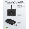 Varavirtalähde 20 000 mAh sisäänrakennetulla USB-C-kaapelilla