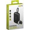 Varavirtalähde 10 000 mAh, sisäänrakennetulla USB-C-kaapelilla